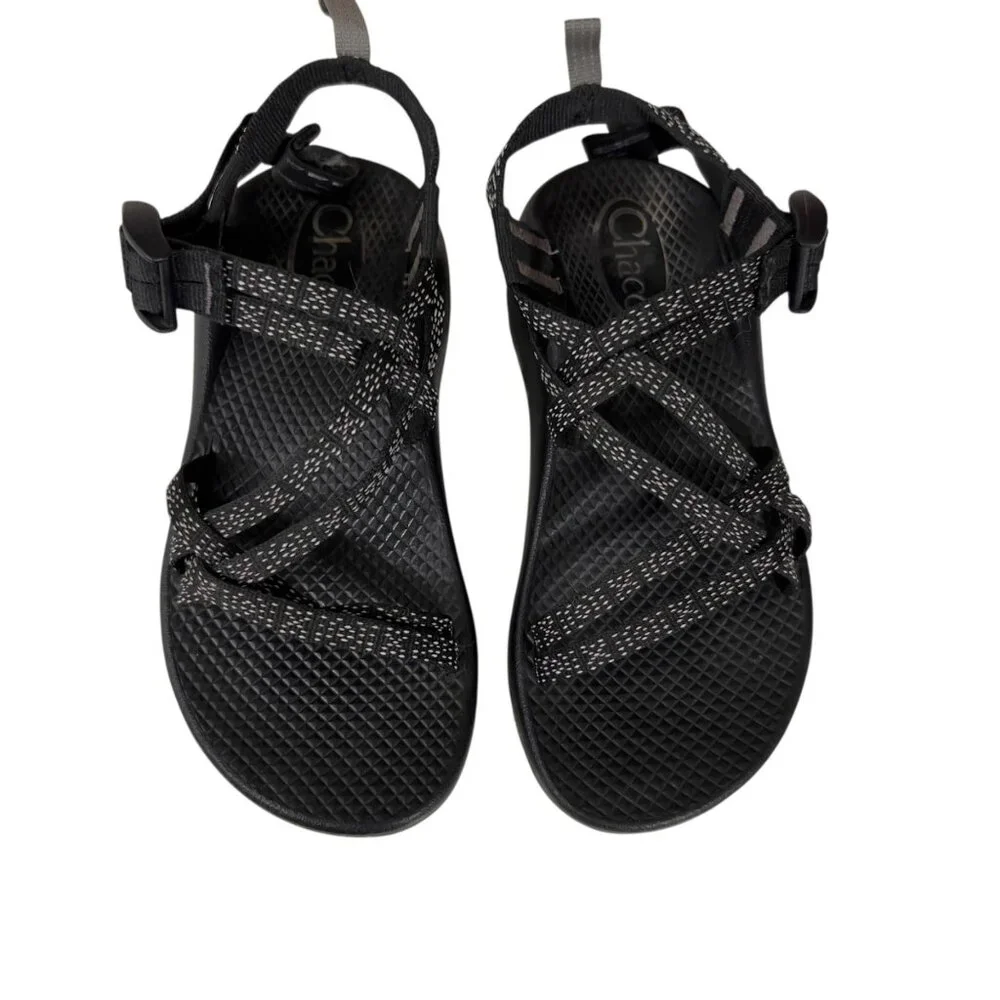 Chaco Kids Adjustable Strappy Athletic‎ Sandals Black Size 2